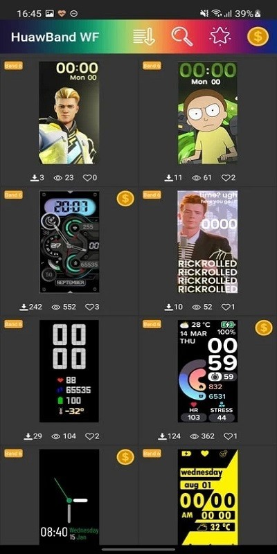 HuawBand WF壁纸app