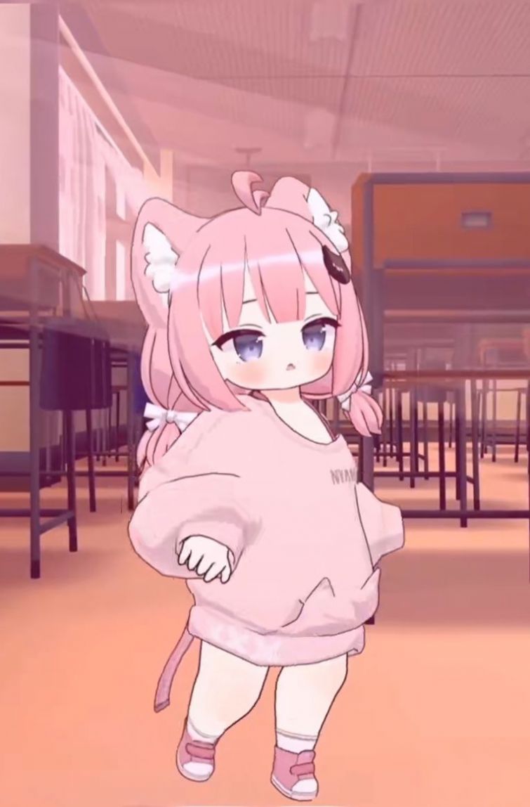 抖音猫猫妹妹二次元摇摆动态壁纸表情包大全免费