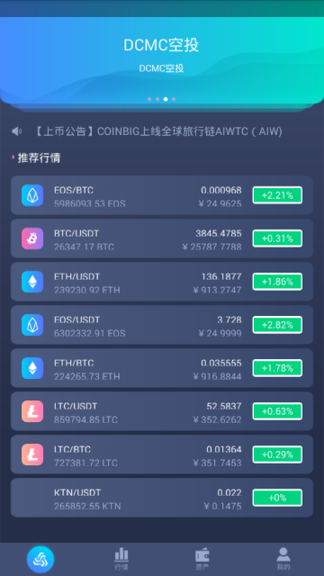 CoinBig交易所app(新西兰交易所)v0.1.2官方版  0.1.2