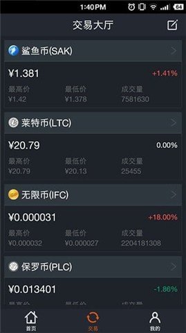 聚币网交易所  3.0.7