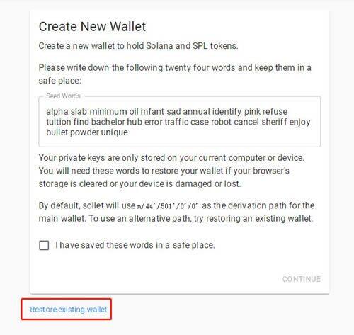 Solana钱包(sollet.io)使用教程-第7张图片-欧意下载