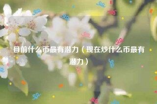 目前什么币最有潜力（现在炒什么币最有潜力）