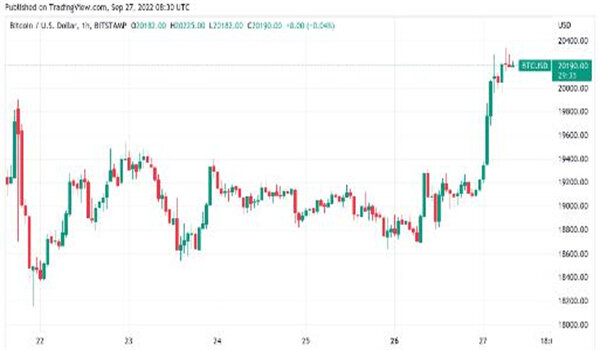 比特币上涨5%收回2万美元 自2016年以来首次看到绿色9月-第1张图片-binance下载