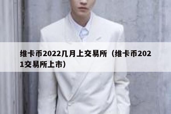 维卡币2022几月上交易所（维卡币2021交易所上市）-第1张图片-binance下载
