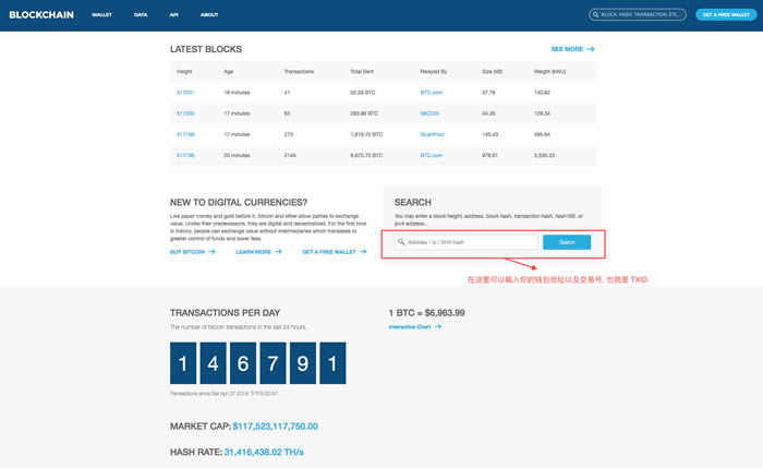 如何使用 BTC 区块浏览器 blockchain.info 查询 BTC 交易信息?-第2张图片-binance下载