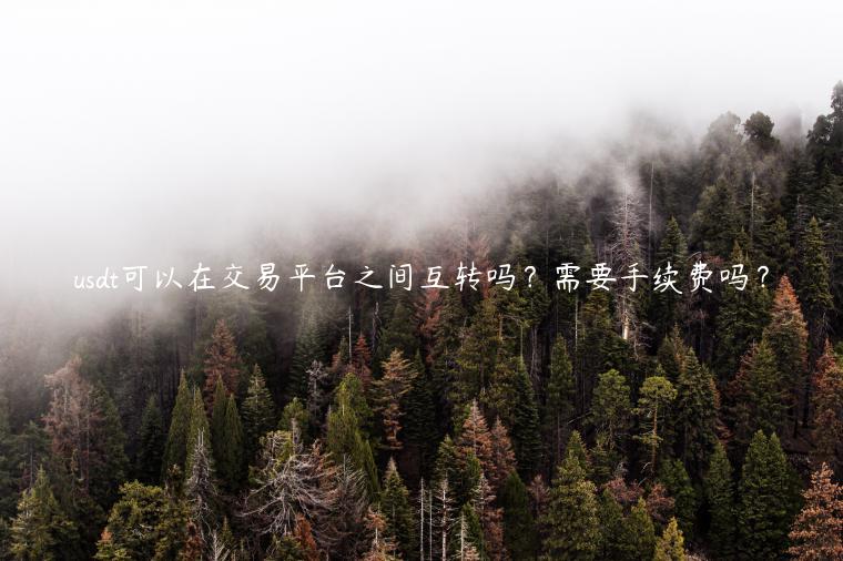usdt可以在交易平台之间互转吗？需要手续费吗？-第1张图片-binance下载
