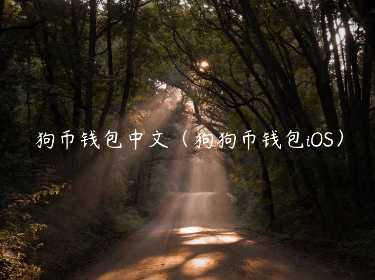 狗币钱包中文（狗狗币钱包iOS）-第1张图片-binance下载