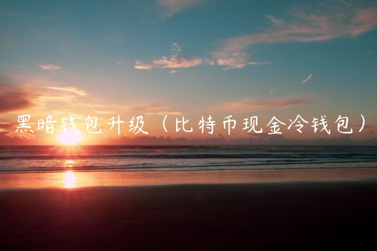 黑暗钱包升级（比特币现金冷钱包）-第1张图片-binance下载