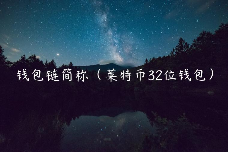 钱包链简称（莱特币32位钱包）-第1张图片-binance下载