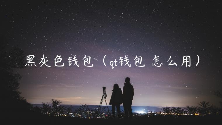 黑灰色钱包（qt钱包 怎么用）-第1张图片-binance下载