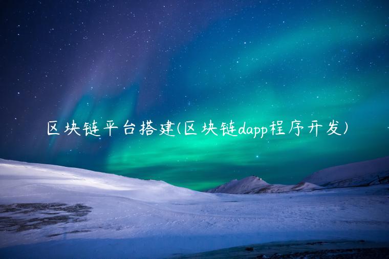 区块链平台搭建 - 区块链dapp程序开发-第1张图片-binance下载