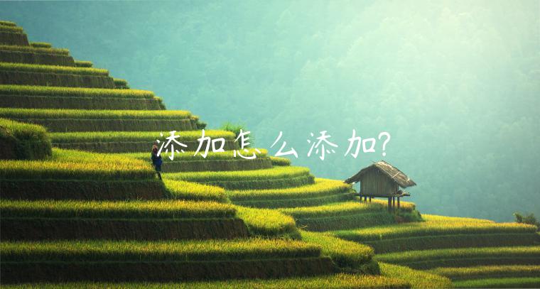 添加怎么添加?-第1张图片-binance下载