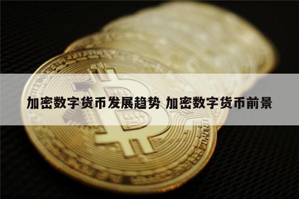 加密数字货币未来发展趋势 加密数字货币前景分析-第1张图片-binance下载