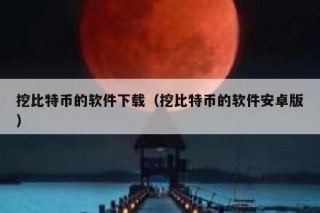 挖比特币的软件下载（挖比特币的软件安卓版）