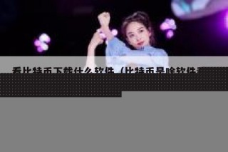 看比特币下载什么软件（比特币是啥软件看的）