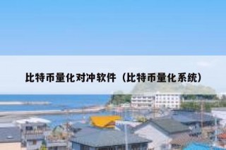 比特币量化对冲软件（比特币量化系统）