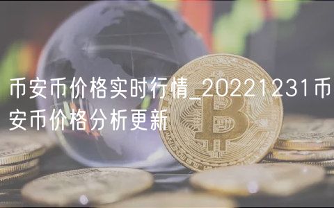 binance币价格实时行情_20221231binance币价格分析更新-第1张图片-binance下载