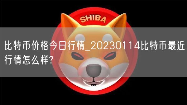 比特币价格今日行情_20230114比特币最近行情怎么样?-第1张图片-binance下载