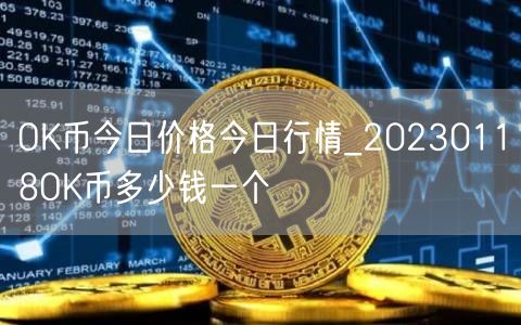 OK币今日价格今日行情_20230118OK币多少钱一个-第1张图片-binance下载