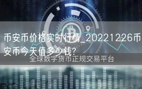 binance币价格实时行情_20221226binance币今天值多少钱?-第1张图片-binance下载