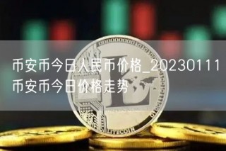 binance币今日人民币价格_20230111binance币今日价格走势