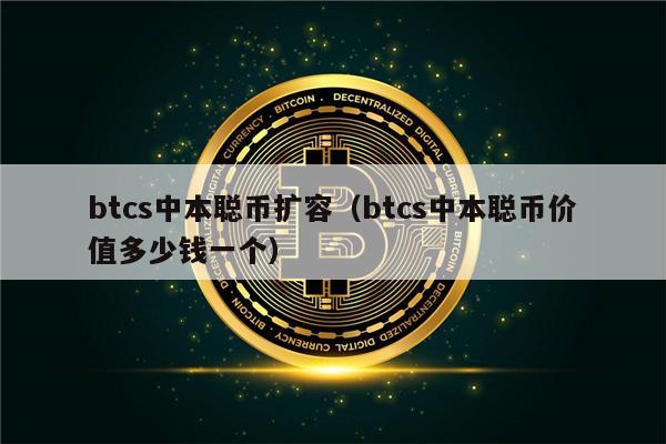 btcs中本聪币扩容（btcs中本聪币价值多少钱一个）-第1张图片-欧意易下载