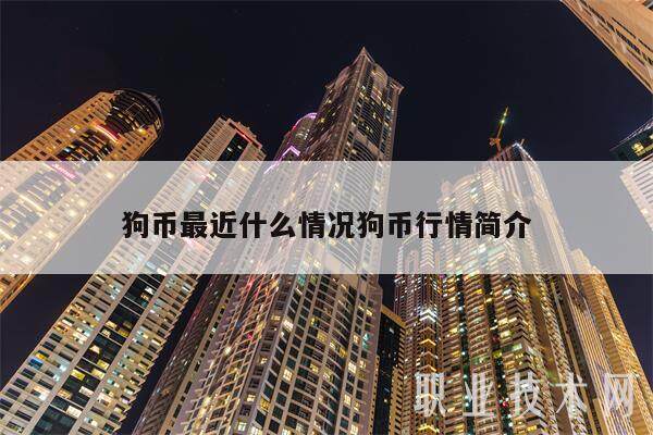 狗币最近什么情况狗币行情简介-第1张图片-binance下载
