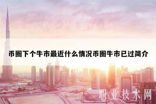 币圈下个牛市最近什么情况币圈牛市已过简介-第1张图片-binance下载