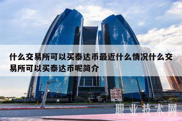 什么交易所可以买泰达币最近什么情况什么交易所可以买泰达币呢简介-第1张图片-binance下载