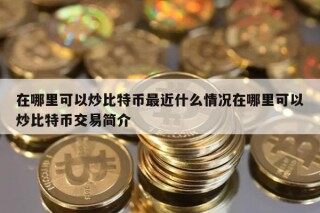 在哪里可以炒比特币最近什么情况在哪里可以炒比特币交易简介
