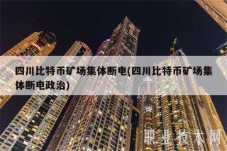 四川比特币矿场集体断电(四川比特币矿场集体断电政治)