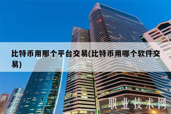 比特币用那个平台交易(比特币用哪个软件交易)-第1张图片-binance下载