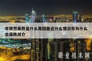 币突然暴跌是什么原因最近什么情况币为什么会涨跌简介
