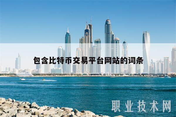 包含比特币交易平台网站的词条-第1张图片-binance下载