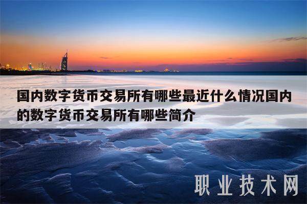 国内数字货币交易所有哪些最近什么情况国内的数字货币交易所有哪些简介-第1张图片-binance下载