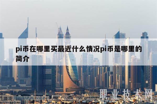 pi币在哪里买最近什么情况pi币是哪里的简介-第1张图片-binance下载
