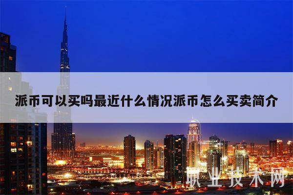 派币可以买吗最近什么情况派币怎么买卖简介-第1张图片-binance下载