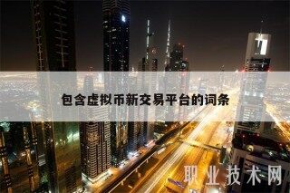 包含虚拟币新交易平台的词条