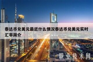 泰达币兑美元最近什么情况泰达币兑美元实时汇率简介