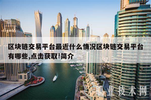 区块链交易平台最近什么情况区块链交易平台有哪些,点击获取!简介-第1张图片-binance下载