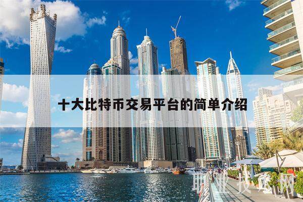十大比特币交易平台的简单介绍-第1张图片-binance下载