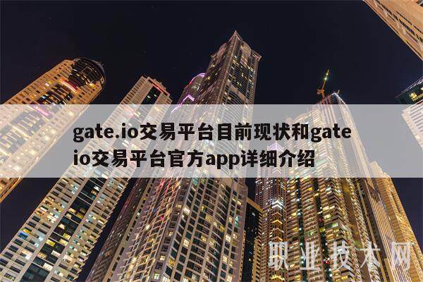 gate.io交易平台目前现状和gateio交易平台官方app详细介绍-第1张图片-binance下载