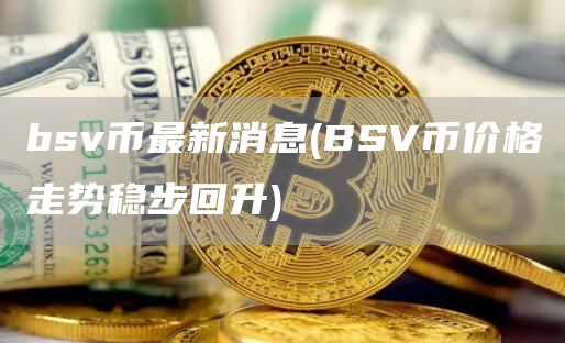 bsv币最新消息 - BSV币价格走势稳步回升