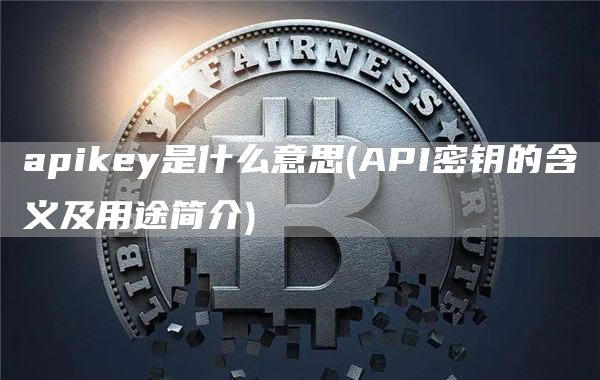 apikey是什么意思 - API密钥的含义及用途简介