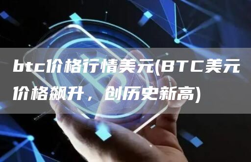 btc价格行情美元 - BTC美元价格飙升，创历史新高