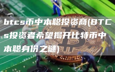 btcs币中本聪投资商 - BTCs投资者希望揭开比特币中本聪身份之谜