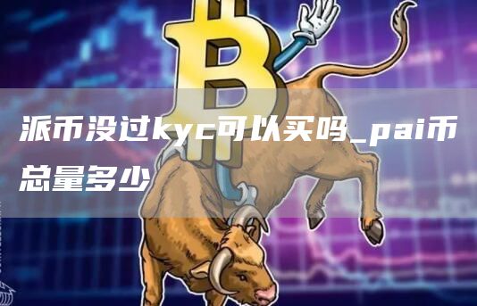 派币没过kyc可以买吗_pai币总量多少