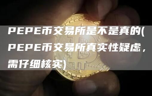PEPE币交易所是不是真的 - PEPE币交易所真实性疑虑，需仔细核实