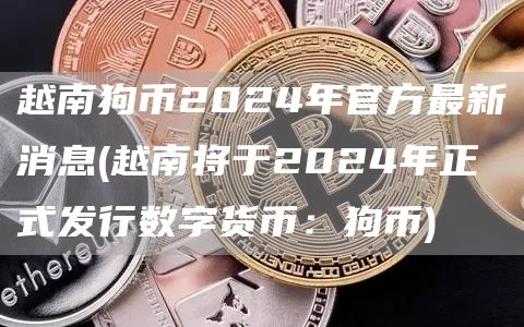 越南狗币2024年官方最新消息 - 越南将于2024年正式发行数字货币：狗币