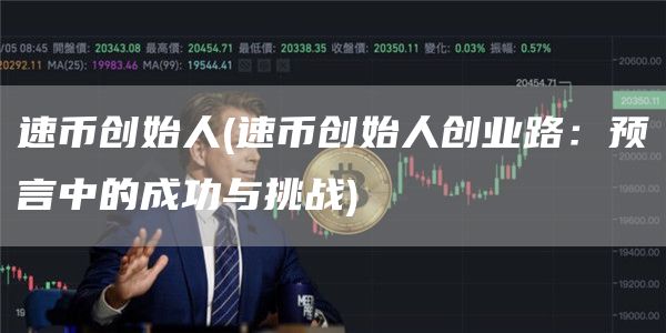 速币创始人 - 速币创始人创业路：预言中的成功与挑战